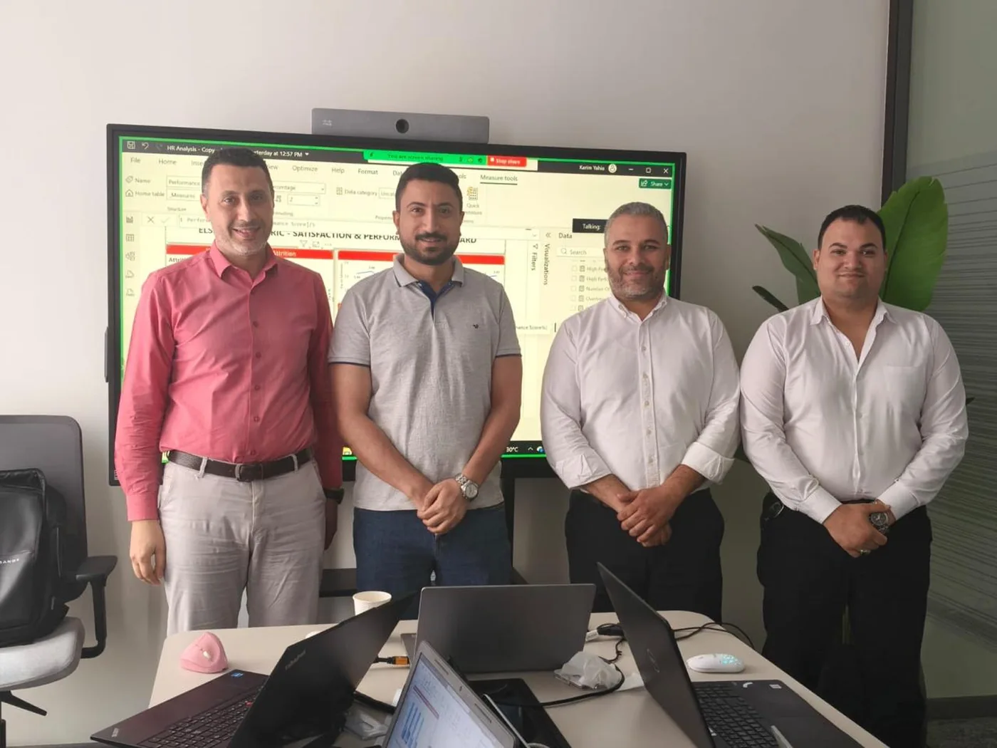 Elsewedy Electric &mdash; team at the operations screen.