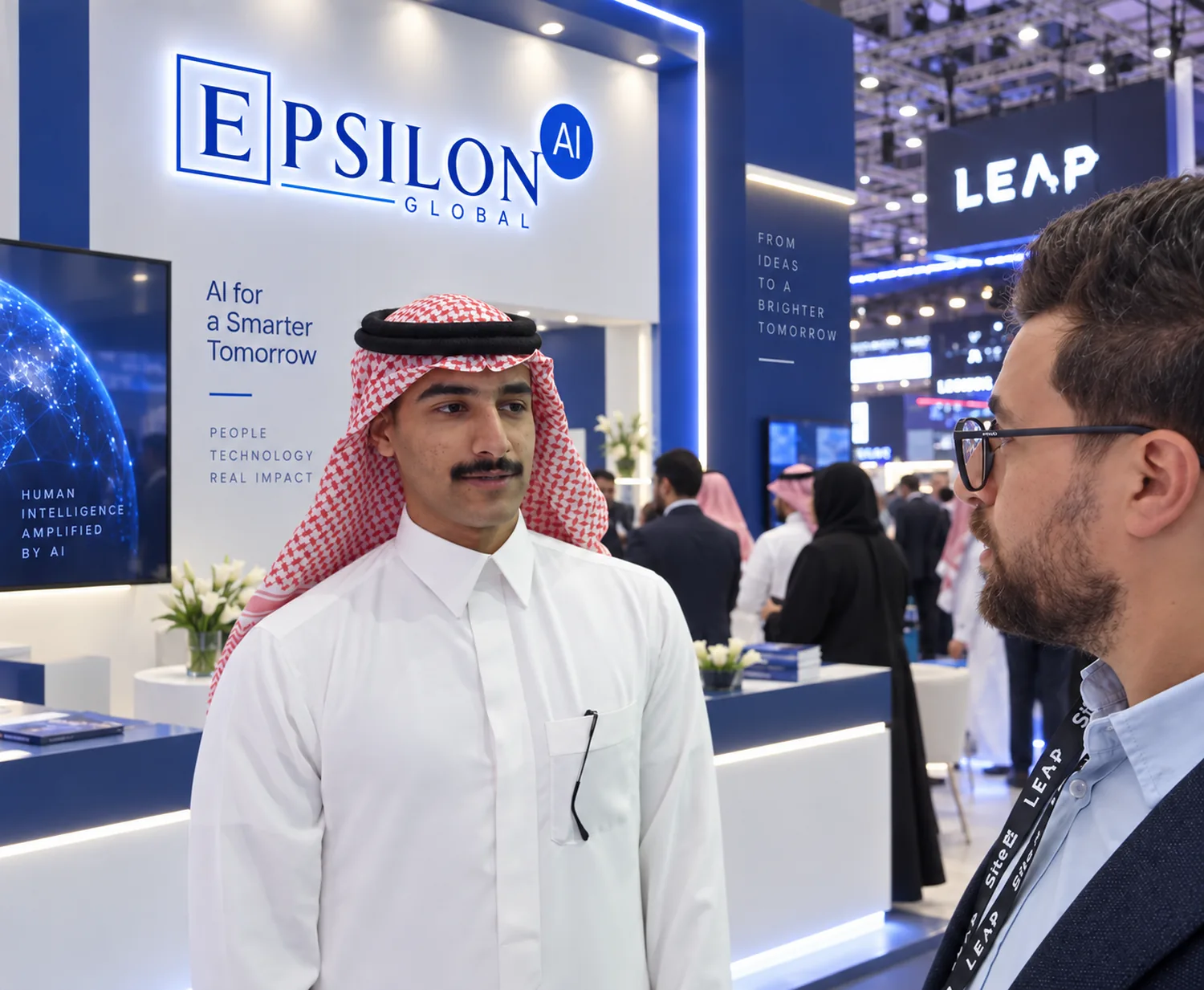 LEAP &middot; Riyadh &mdash; Epsilon AI booth &middot; 2025