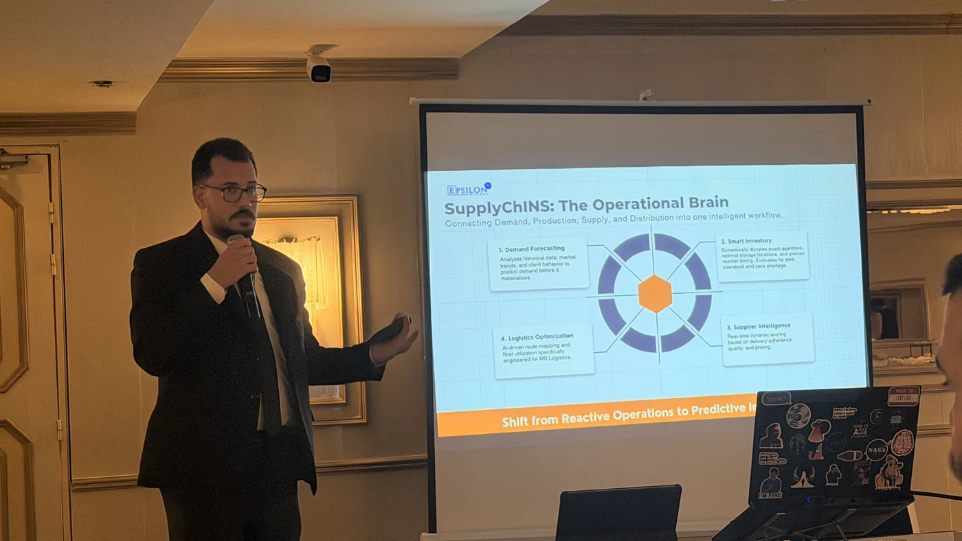 MB Engineering Group &mdash; executive AI briefing on SupplyCha.INS and predictive operations.